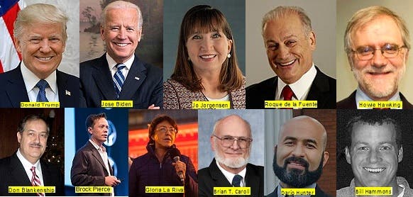  Estos son los candidatos a la presidencia EE. UU. en las elecciones de este martes