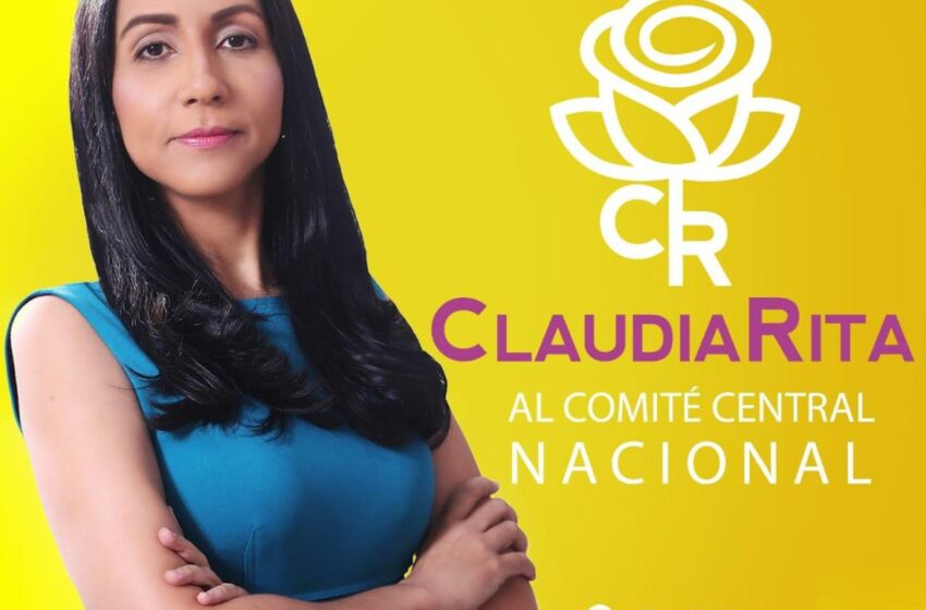  Claudia Rita anuncia sus aspiraciones al Comité Central PLD Nacional
