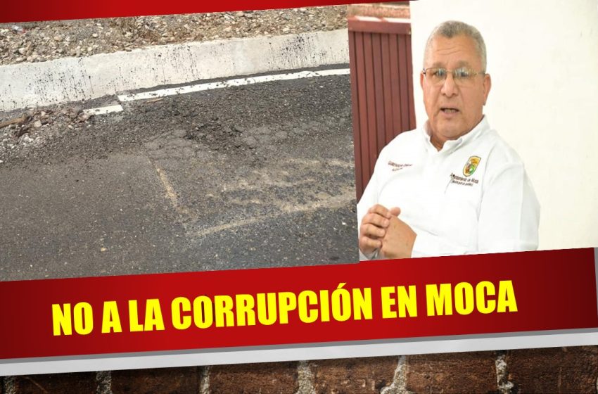  No a la corrupción en Moca.