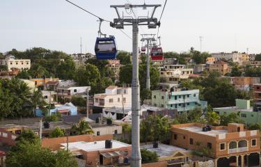 Fuera de servicio dos de las cuatro estaciones del Teleférico de Santo Domingo