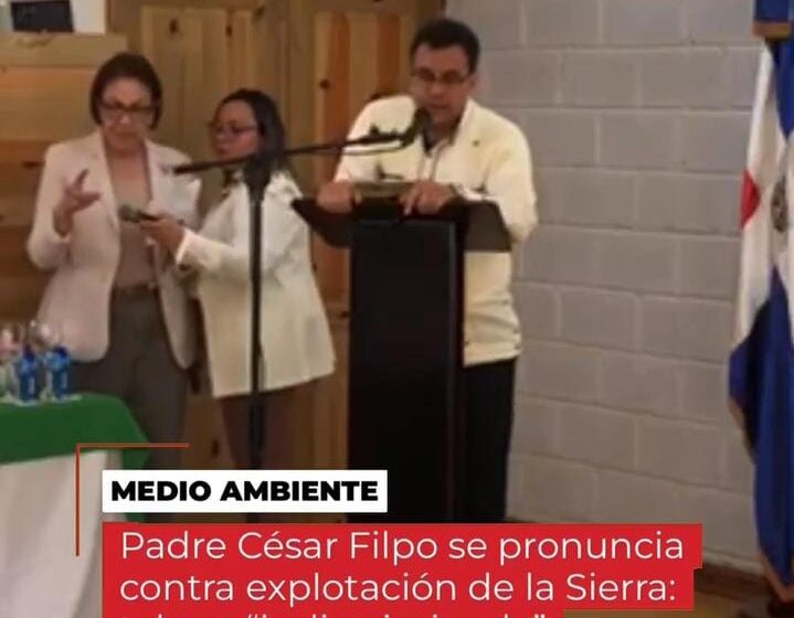  Padre Filpo denuncia la Sierra se acaba