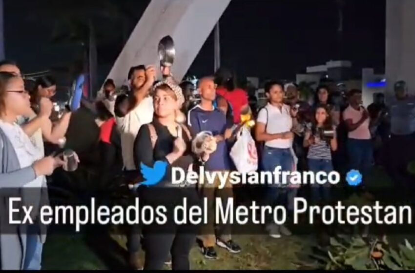  PROTESTAS EN EL METRO.