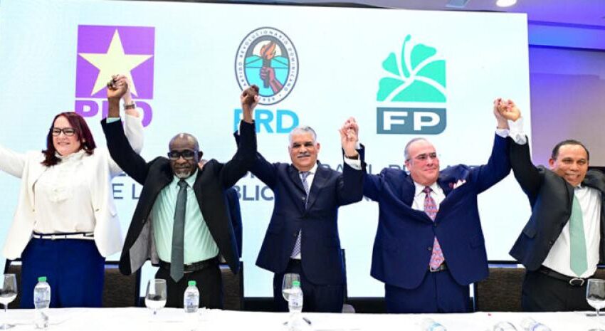  ALIANZA QUE NO AVANZA. Coalición opositora del PLD, FP y PRD se encuentra en un punto muerto