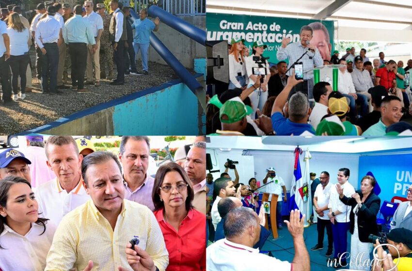  ABINADER EN LA FRONTERA, LEONEL EN BONAO, ABEL EN MACORIS Y MIGUEL EN EL DISTRITO.