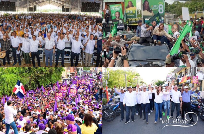  ABINADER Y LOS AGROPECUARIOS, LEONEL EN GRAN SANTO DOMINGO Y ABEL EN BONAO.